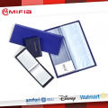 Support de carte de visite en cuir PVC